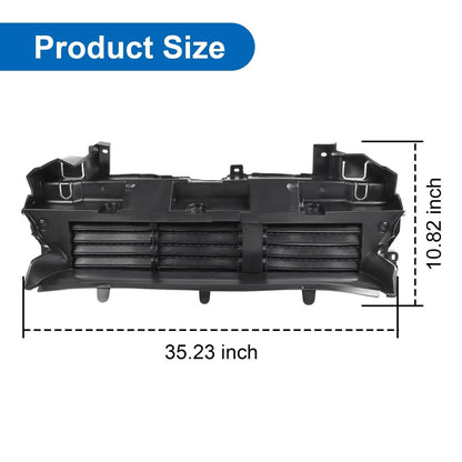 Solidspare Front Radiator Upper Active Grill Shutter W/ Motor For 2017-2020 Honda CRV CR-V