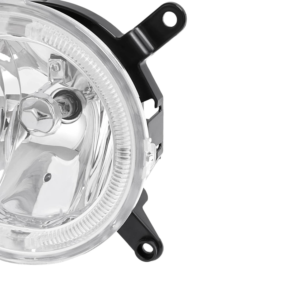 Solid Spare For Ford Mustang GT 2005-2009 Clear Halo Fog Lights Driving Bumper Lamps Pair