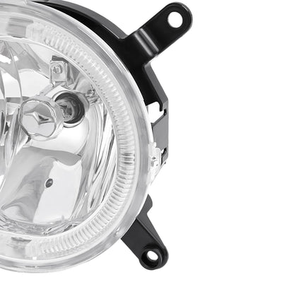 Solid Spare For Ford Mustang GT 2005-2009 Clear Halo Fog Lights Driving Bumper Lamps Pair