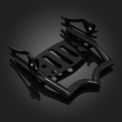Solidspare Luggage Rack Black For Harley Touring Road King Street Electra Glide 2009-2025