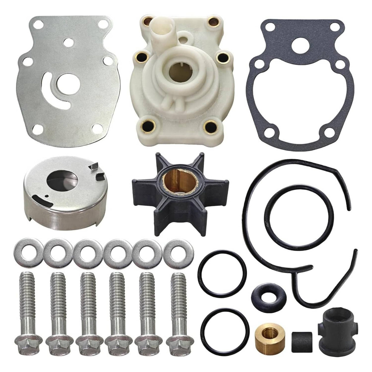 Solid Spare Water Pump Kit for Johnson Evinrude OMC 20 25 30 35 HP Outboard Boat Motor Parts