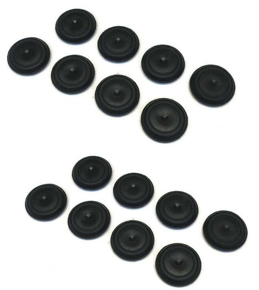 (16) Rubber Body Floor Pan DRAIN PLUGS for 1987-1995 Jeep Wrangler YJ  All Trims