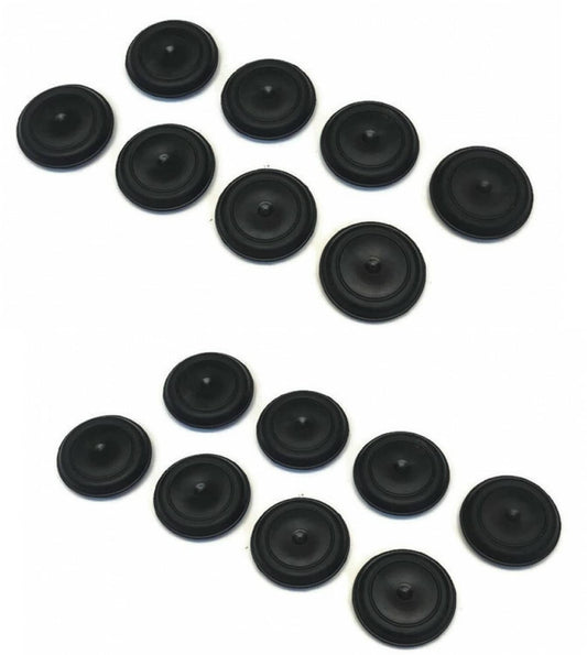 Solid Spare (16) Rubber Body Floor Pan DRAIN PLUGS for 1987-1995 Jeep Wrangler YJ All Trims