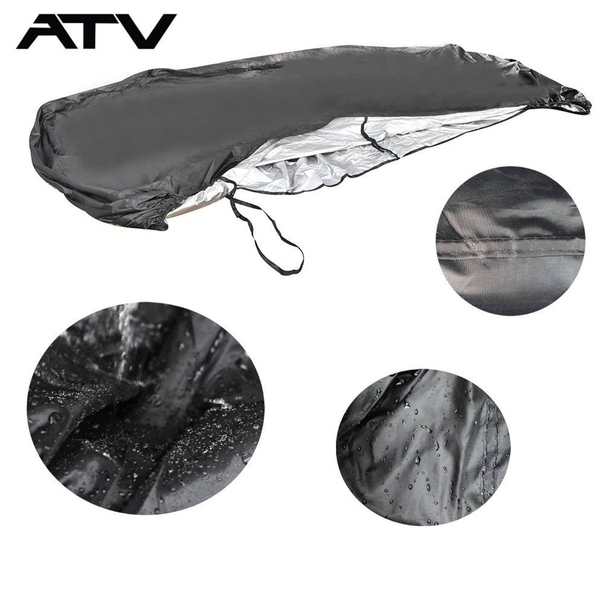 Solidspare Generic Side-by-Side Vehicle Cover For Polaris Ranger RZR 500 570 800 900