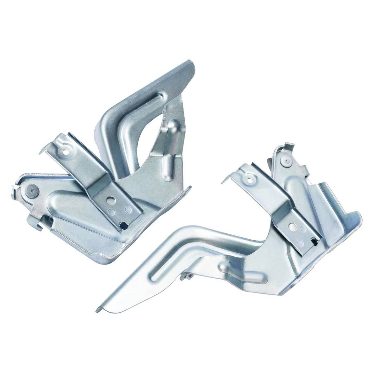 Solid Spare Fits Nissan Kicks 2018-2023 Hood Hinges Galvanized Silvery Left & Right Side