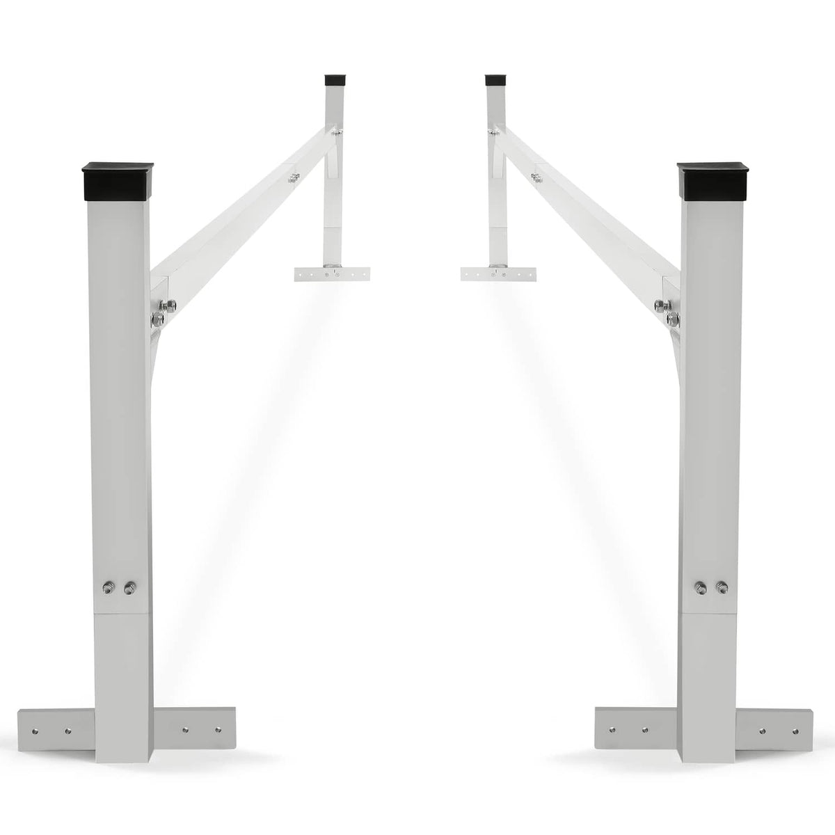Solidspare Adjustable Roof Mount Ladder Rack Bracket 400 lbs For Universal Trailer 4'-8.5'