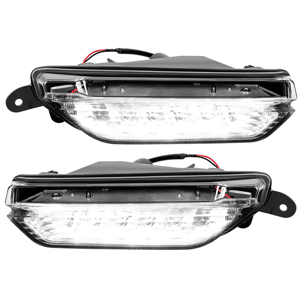Solid Spare Pair Fog Daytime Running Light Lamp Clear For Infiniti QX50 2016 2017 LH+RH