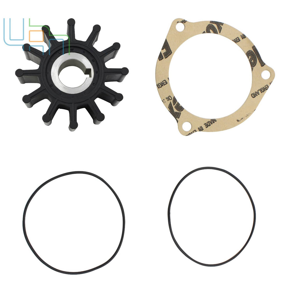Solid Spare Water Pump Impeller for Sherwood 09000K Onan 132-0271 CEF 500165 DJ 09-106-1201