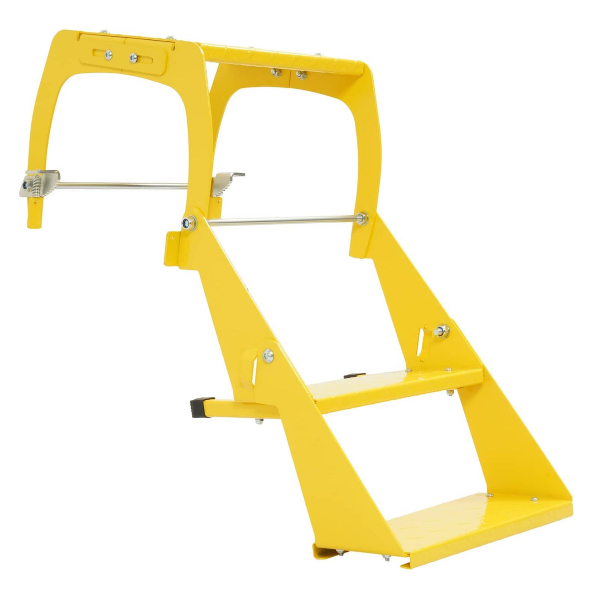 Solid Spare 2-Step 400 lb Truck Trailer Tire Step Non-Slip Platform Folding Heavy Duty