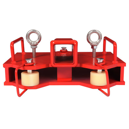 Solidspare Forklift Trailer Hitch Receiver 2'' Tow Hitch Attachments for Dual Pallet Fork