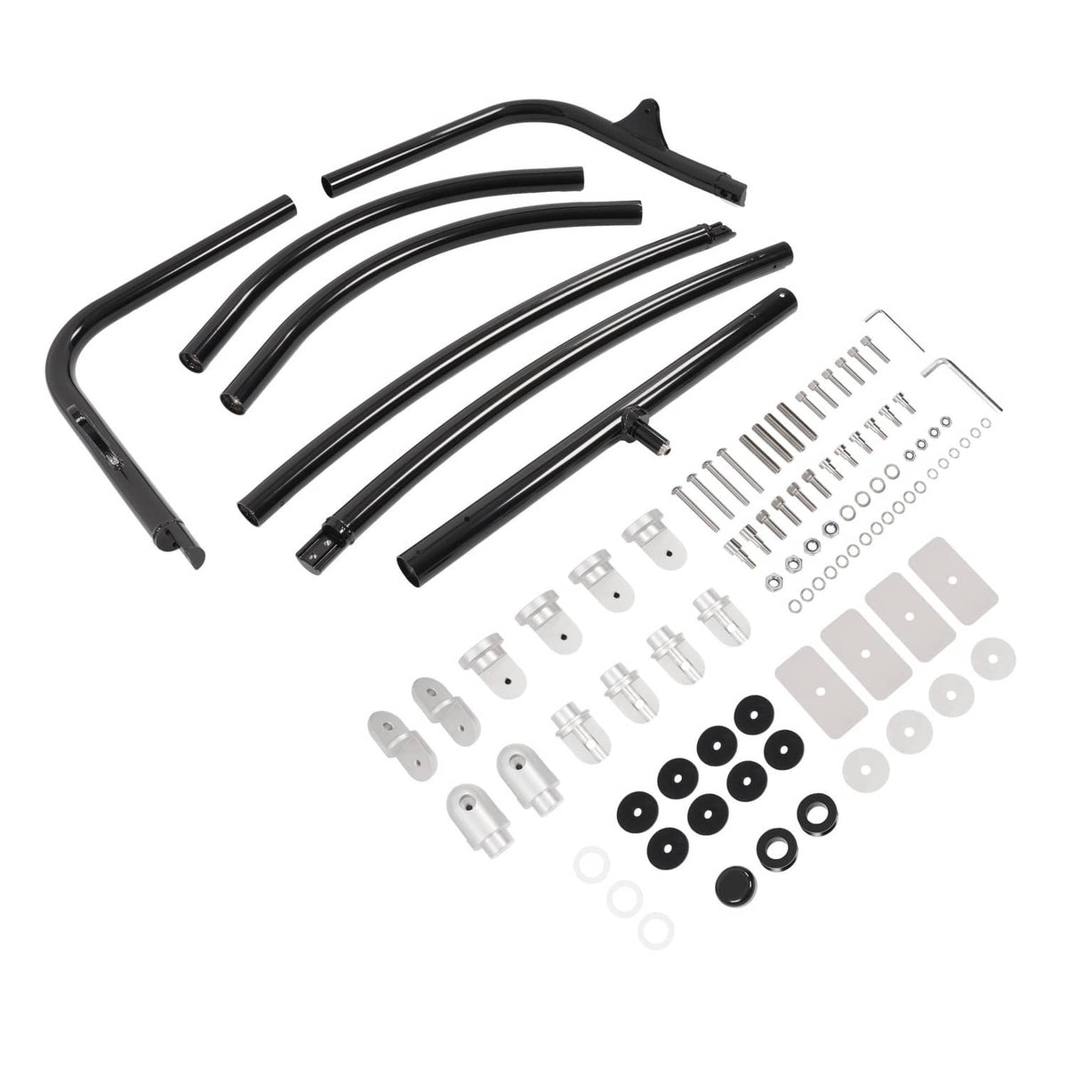 Solidspare Wakeboard Tower For Most Boat 62"-103" Wide Boat Wake Tower Aluminium Black