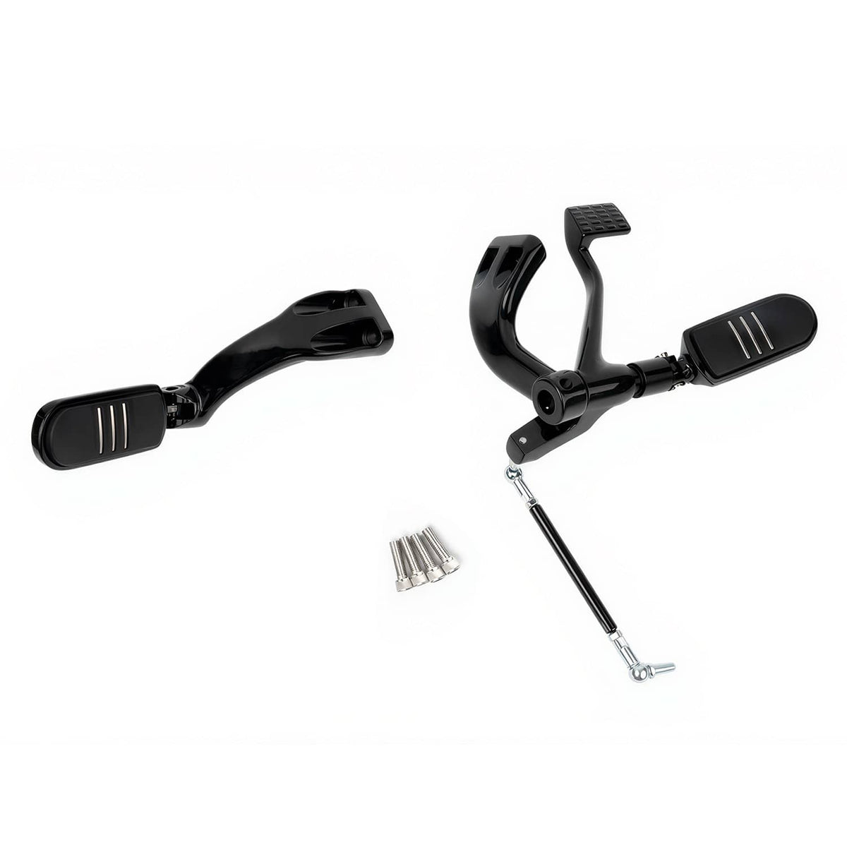 Solidspare Mid Forward Control Foot Pegs Levers Kit For Harley Sportster 883 XL883 04-08
