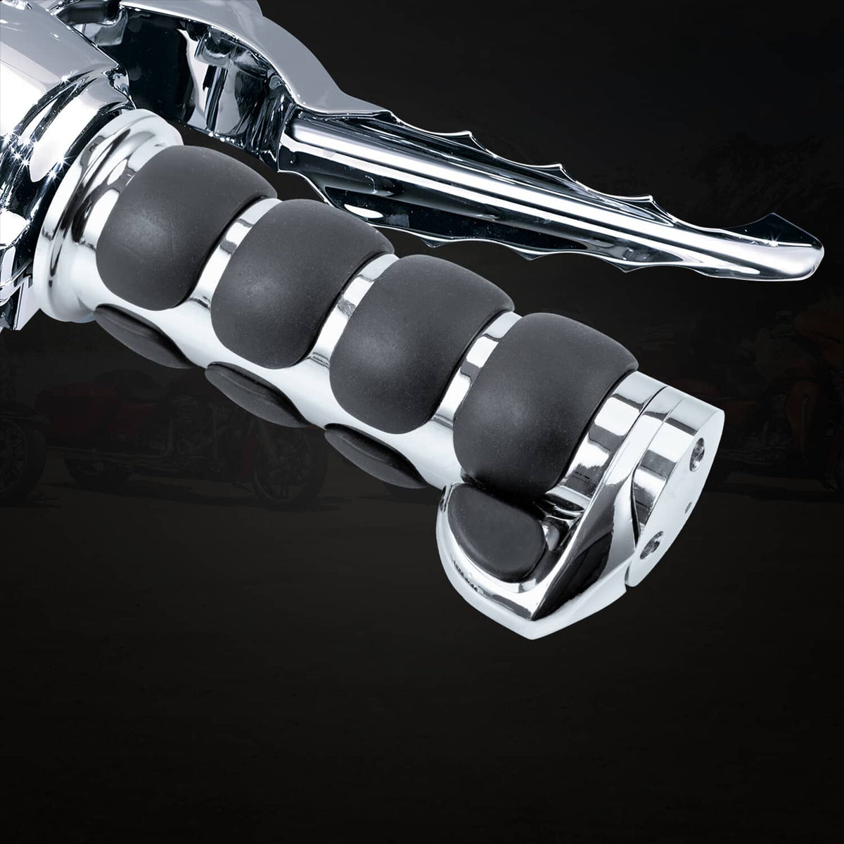 Solidspare 1" Handle Bar Hand Grips For Harley Electra Glide Road King Softail FL Dyna