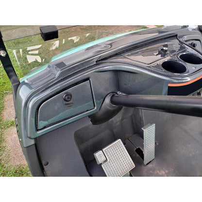 Solidspare Carbon Fiber Style Dash Dashboard Cover W/Locking For Yamaha Drive G29 2007-2016