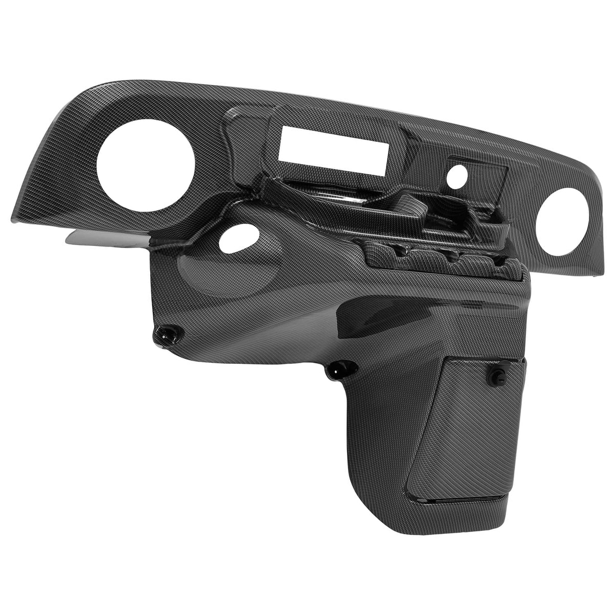 Solidspare Carbon Fiber Style Dash Dashboard W/ Radio Speaker Cutout For EZGO TXT 96-13