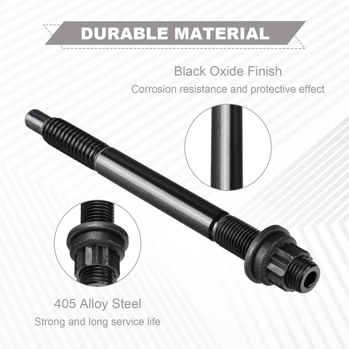 Solidspare Black Cylinder Head Stud Kit For 97-03 Chevy LS1 LQ9 LS6 4.8L 5.3L 6.0L Engines