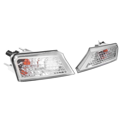 Solid Spare Left&Right Clear Marker Signal Corner Parking Lights For Jeep Liberty 2008-2012