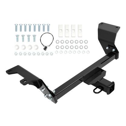 Solid Spare Class 3 Trailer Hitch Receiver 2" For Nissan Kicks 2018-2024 Black Powder Coated