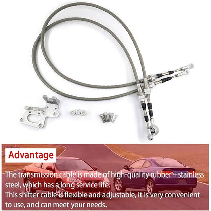 Solidspare Shifter Cables Shift Linkage For 2002-2006 RSX K20 K24 K Swap Series EG EK Civic