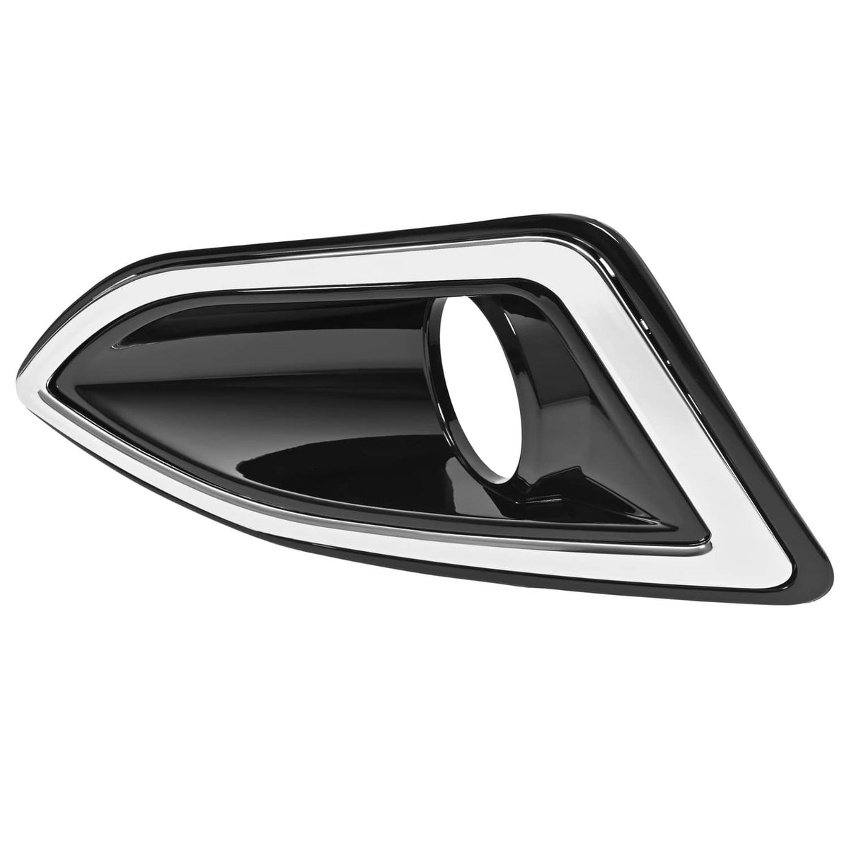 Solid Spare Fog Light Trim Bezel Cover Left & Right Pair For Ford Edge 2015 2016 2017 2018