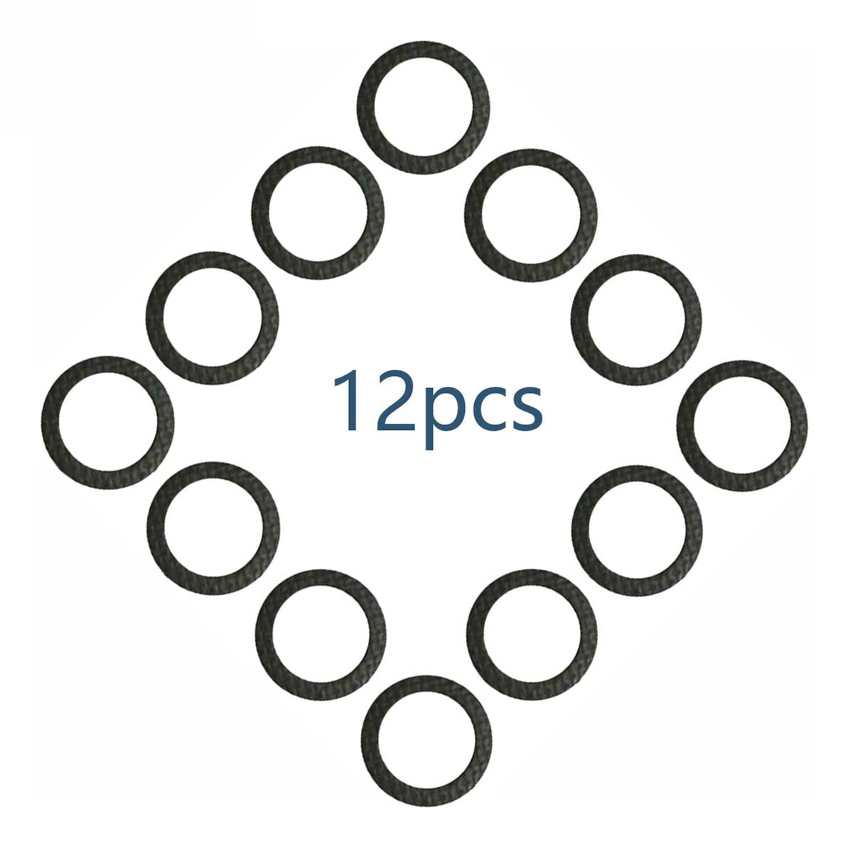 Solid Spare 12 Pcs Drain Screw Gasket Marine Lower Unit Seal for Mercury Marine 12-19183-3