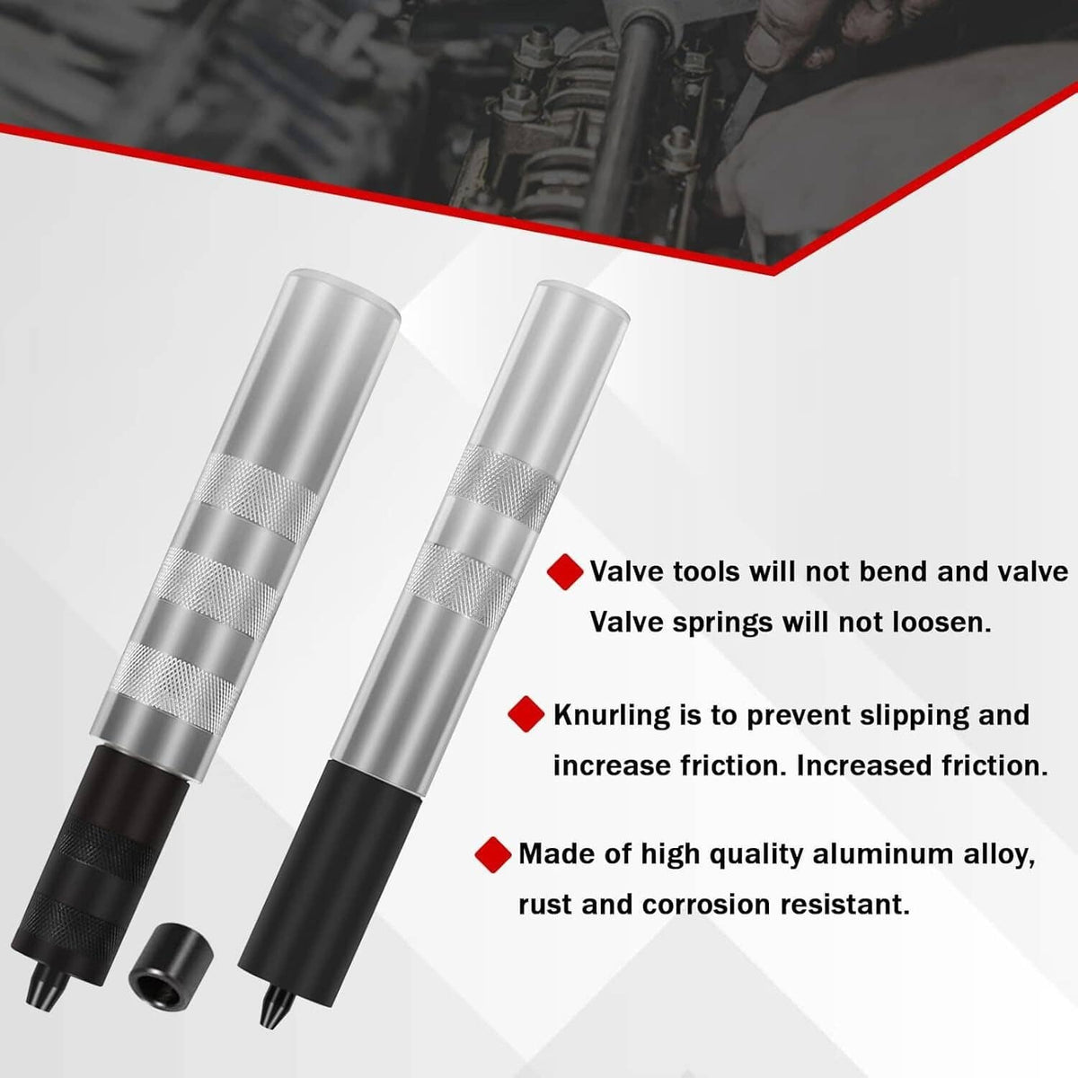 Solidspare 36050 Valve Keeper Remover Installer Kit for Toyota 4 Cylinder Chrysler 4.5-7mm