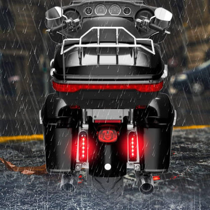 Solidspare Saddlebag LED Filler Lights Run Brake Turn Signals Fits For Harley Touring 14-24