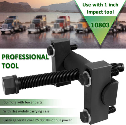 Solidspare 10803 Heavy Duty Yoke Puller Semi Truck Yoke Remover Tool Kit for Spicer Meritor