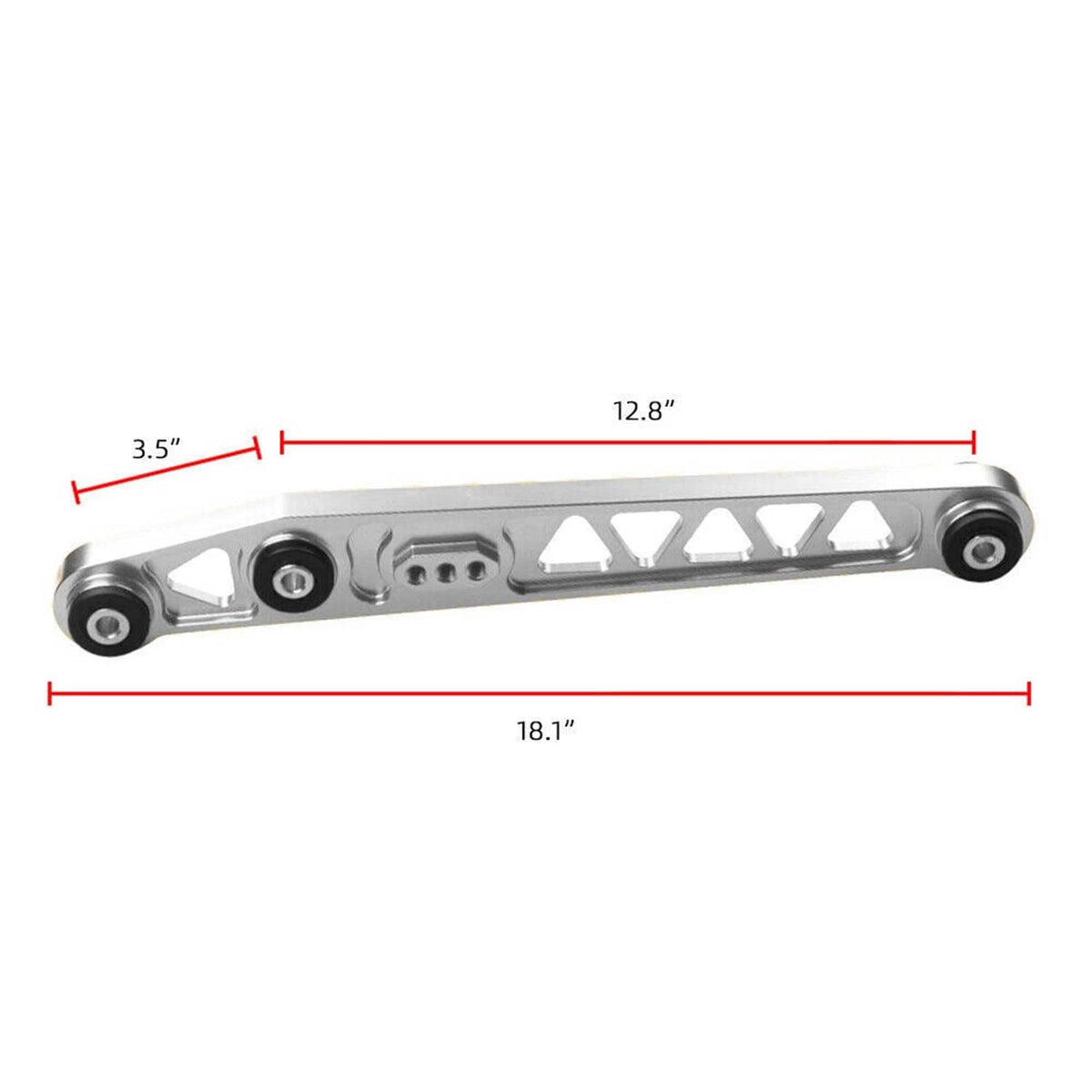 Solidspare New 2Pcs Aluminum Rear Lower Control Arm for Honda Civic EK 1996-2000 EX SI