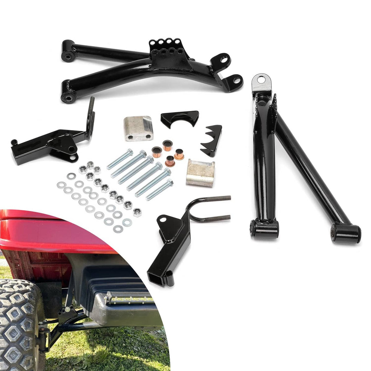 Solidspare 6'' A-Arm Lift Kit Enhanced For Yamaha Golf Cart G2 G9 Electric Gas 1985-1995