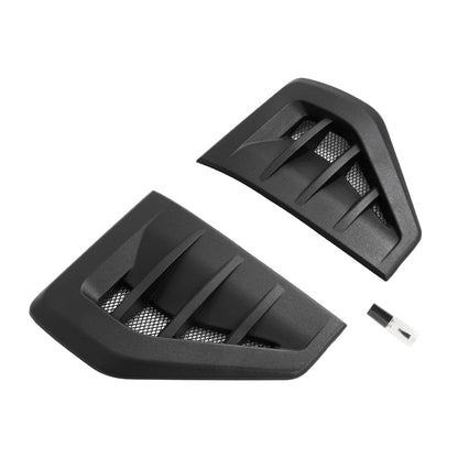 Solid Spare Air Fender Vents For 2021-2025 Ford F-150 F150 Front Driver Passenger Side