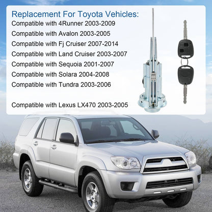 Solidspare Ignition Lock Cylinder Switch With 2 Keys For 2003-2006 Tundra 2001-2007 Sequoia