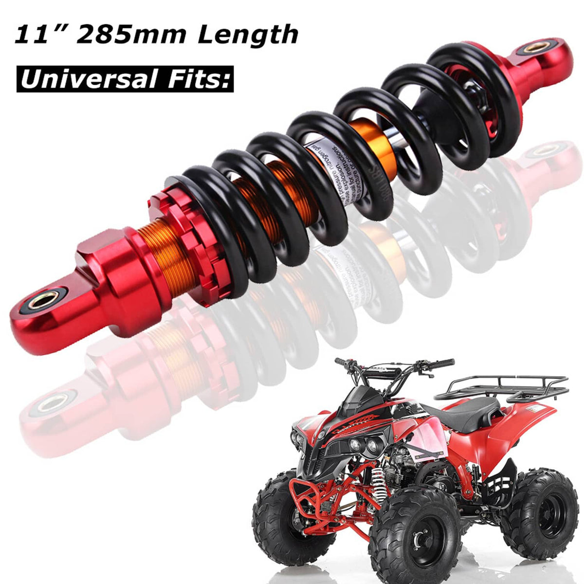 Solidspare For Yamaha TTR90 / PW80 Honda CRF70 /XR100 285mm Rear Shock Absorber Suspension