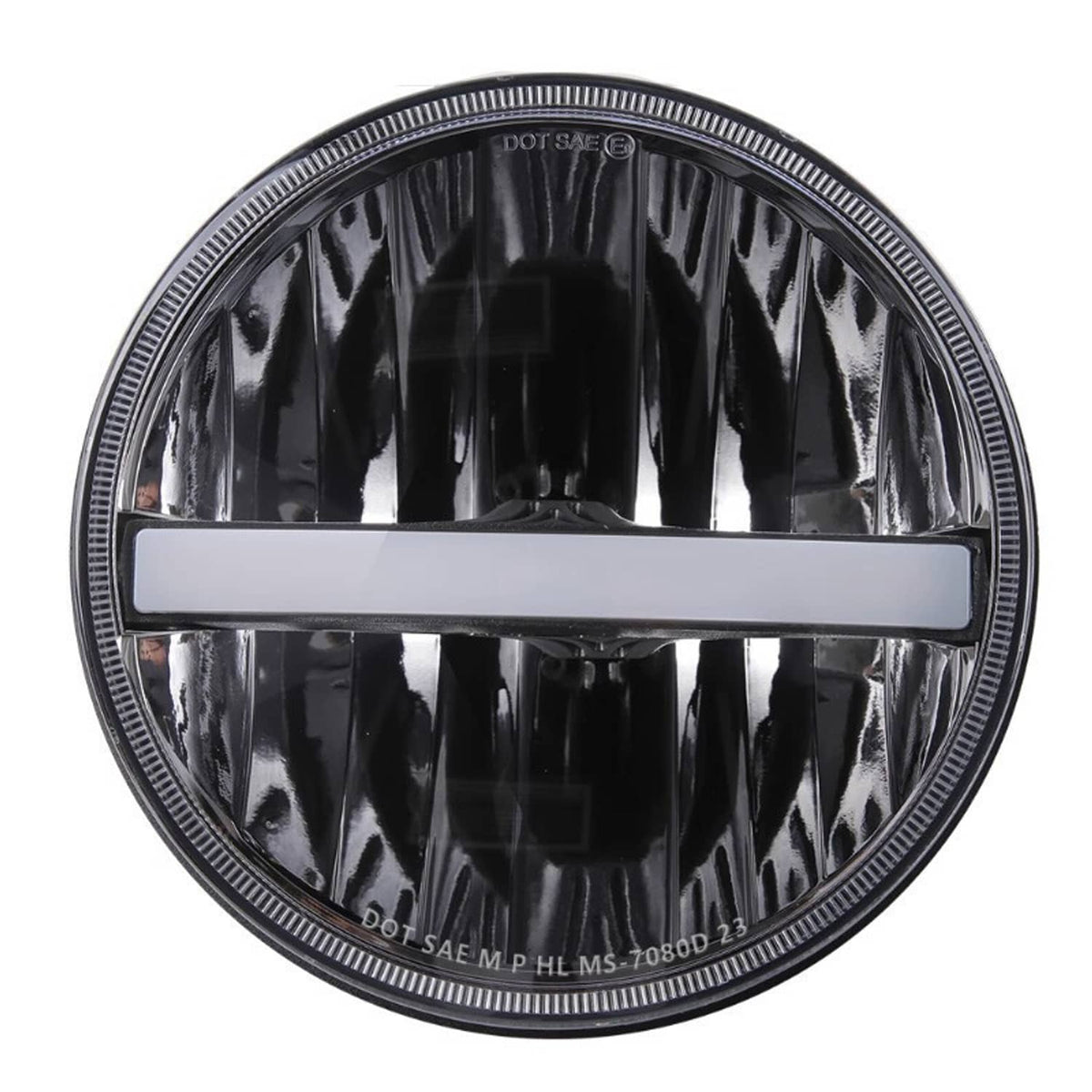 Solidspare 2Pcs For Chevrolet Bel Air 7" inch Round Halo LED Headlights DRL Turn New