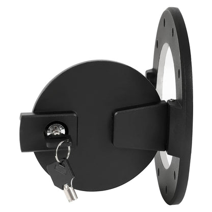 Solid Spare For Hummer H2 2003-2009 Locking Fuel Door Gas Tank Cap Cover ALUMINUM Black New