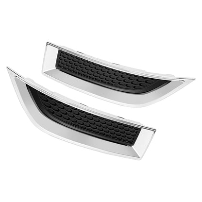 Solid Spare Headlight Cover Trim Set For 2013-2017 GMC Acadia Molding #20982400 20982401