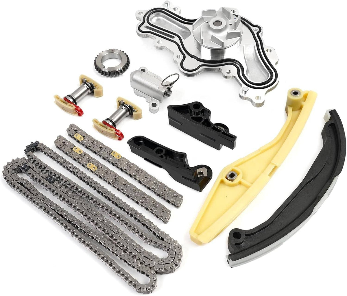 Solidspare Timing Chain Kit & Water Pump For 2011-2019 Ford F150 Explorer Edge Flex 3.5 3.7