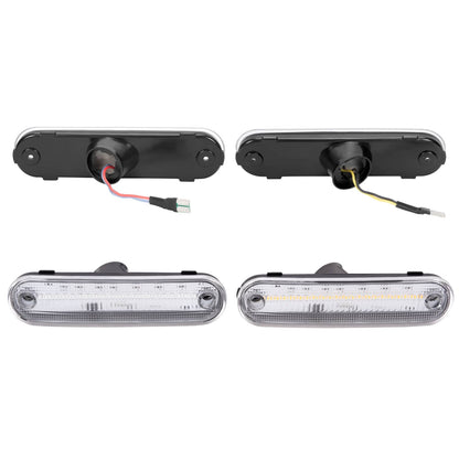 Solid Spare LED Front Rear Side Marker Lights Clear For Mazda Miata 1990-1997 MX-5 1999-2005