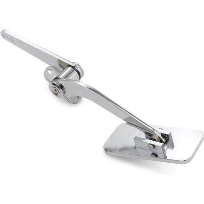 Solidspare Universal Street Hot Rat Rod Aluminum Gas Pedal Firewall Mount Throttle Polished