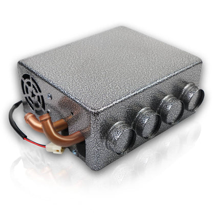 Solidspare Universal 12 VOLT Underdash Heater Heat w/ Speed Switch for Car or Truck 4 port
