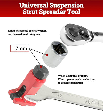 Solid Spare Universal Suspension Strut Spreader Tool Car Strut Shock Absorber Removal Tool