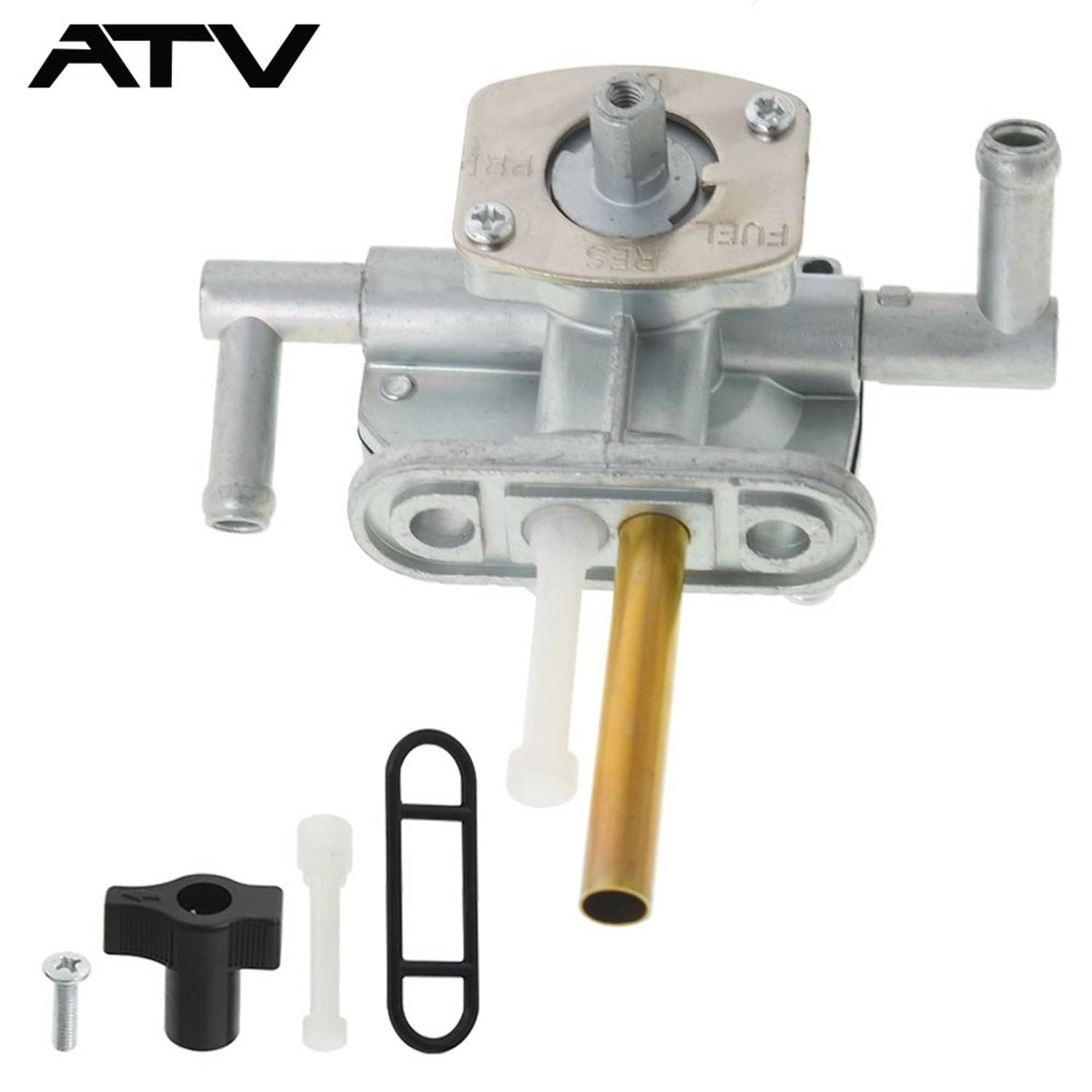 Solidspare ATV Petcock Gas Fuel Cock Valve For Suzuki Quadsport Z400 44300-07G01