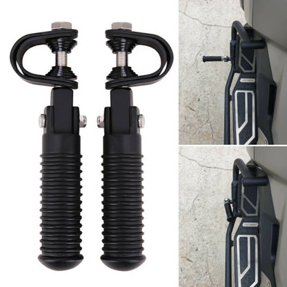 Solidspare Foot Pegs 1"~1-1/4" Highway Engine Guard Crash Bar For Harley Touring Kawasaki