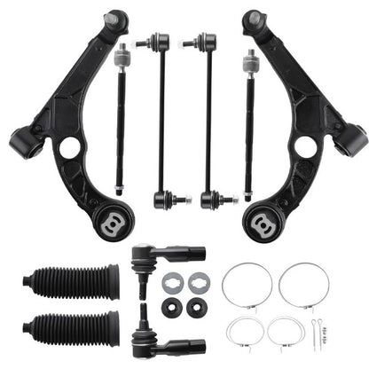 Solidspare Front Lower Control Arms Sway Bars Tierods for 2015-2017 Dodge Dart Chrysler 200