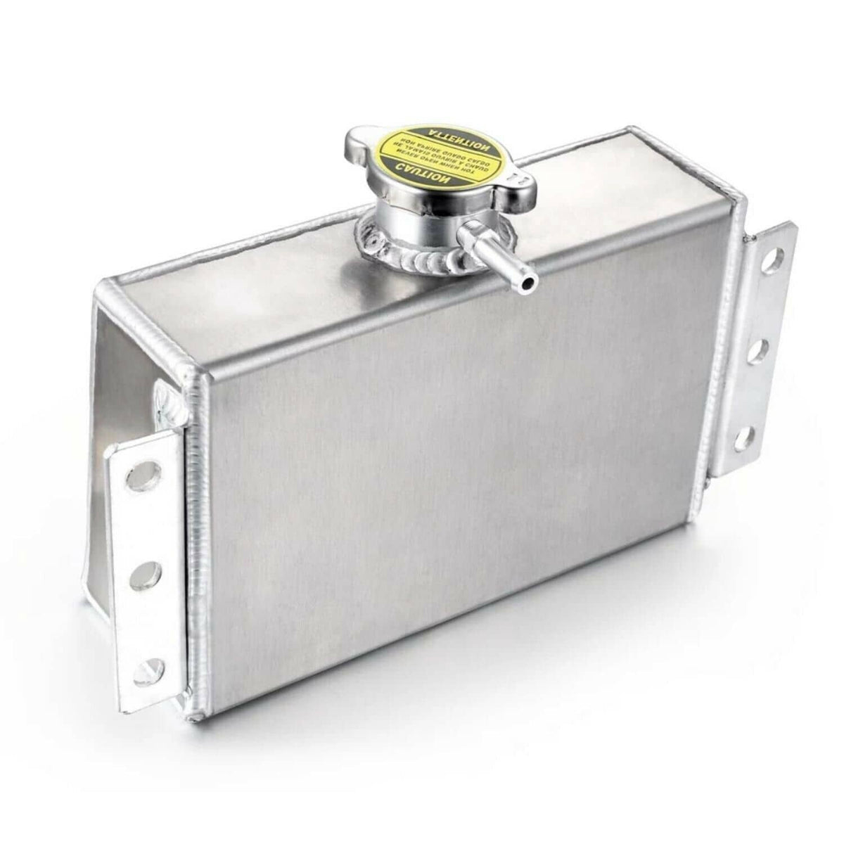 Solidspare 1.6L Radiator Coolant Overflow Water Tank Expansion Reservoir Bottle Aluminum