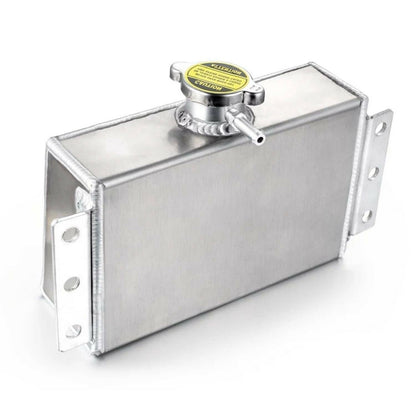 Solidspare 1.6L Radiator Coolant Overflow Water Tank Expansion Reservoir Bottle Aluminum