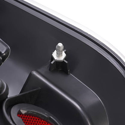 Solid Spare Black For 1997-2003 Ford F150 99-07 F250 F350 SD LED Tube Tail Lights Brake Lamp