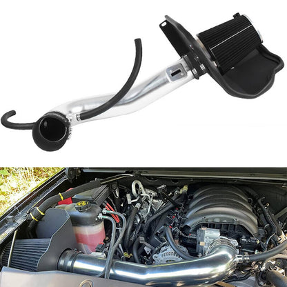 Solidspare Cold Air Intake Kit + Heat Shield For 2014-2019 Chevrolet GMC Cadillac 5.3L 6.2L