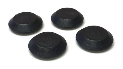 (4) 9/16" Inch Black Plastic FLUSH MOUNT HOLE PLUG - Sheet Metal Auto Body Panel