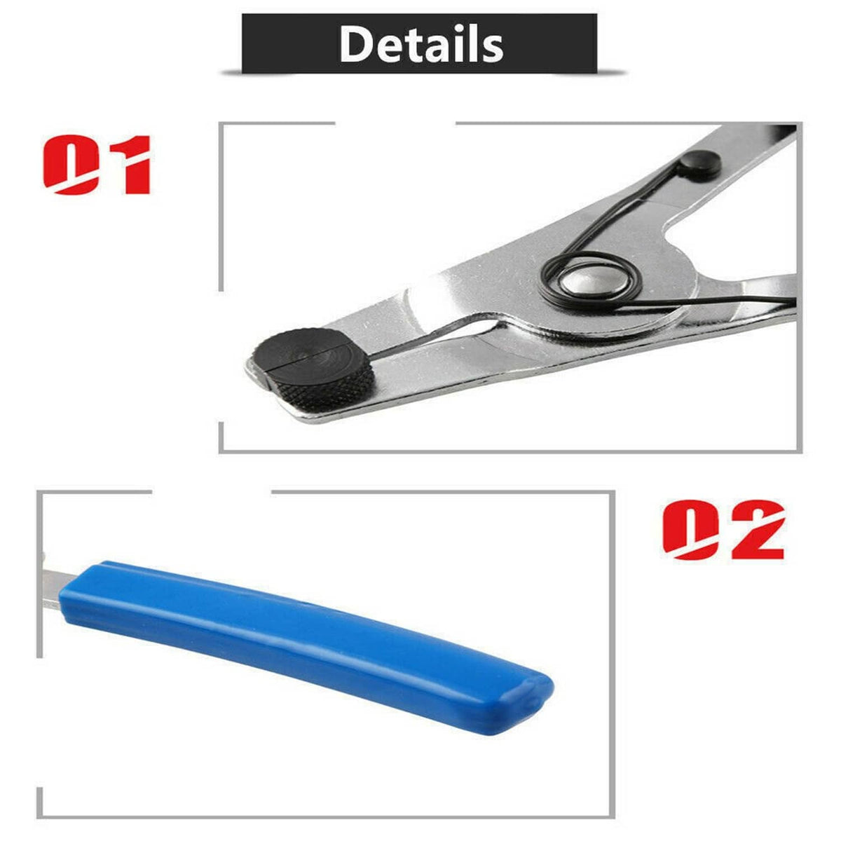 Solidspare Motorcycle Brake Calipers Motorbike Piston Removal Pliers Pullers Repair Tool